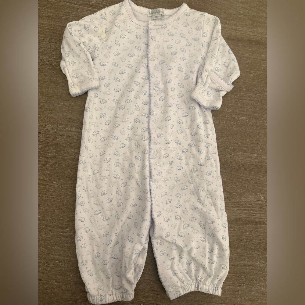 Kissy Kissy, blue elephant print converter